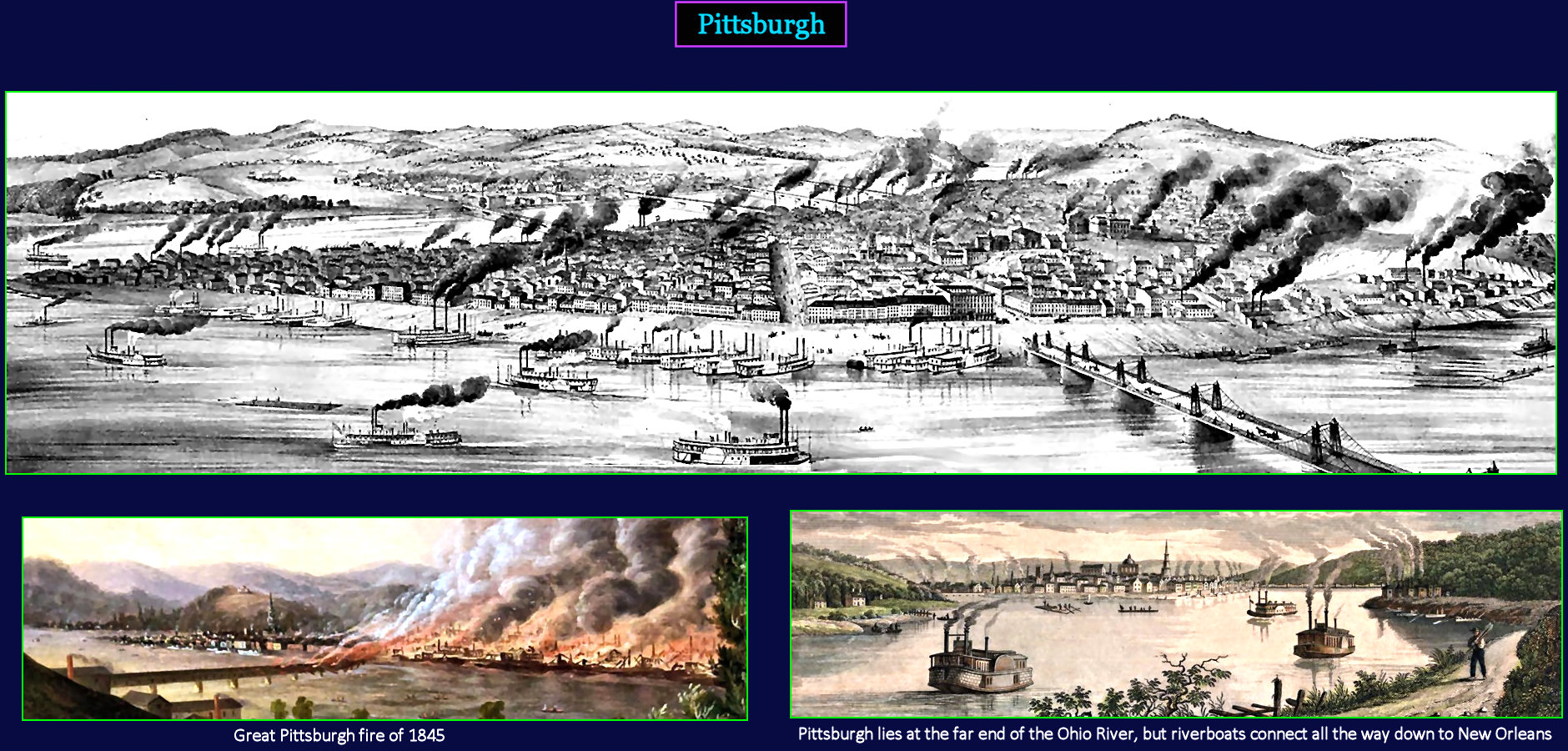 Pittsburgh, 1850